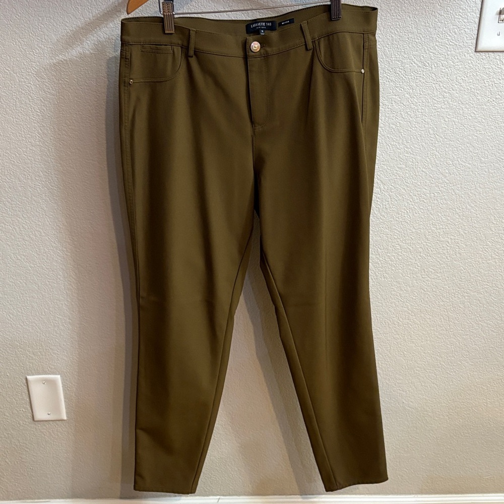 Lafayette 148 New York Olive Trousers
